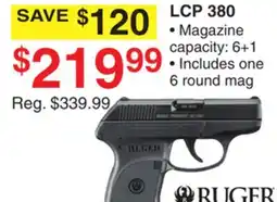 Dunham's Sports RUGER LCP 380 offer