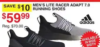 Dunham's Sports ADIDAS MEN'S LITE RACER ADAPT 7.0 RUNNING SHOES offer