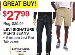 Dunham's Sports LEVI SIGNATURE MEN'S JEANS offer