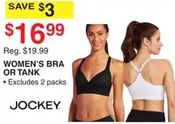 Dunham's Sports JOCKEY WOMEN'S BRA OR TANK offer