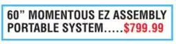 Dunham's Sports SPALDING 60 MOMENTOUS EZ ASSEMBLY PORTABLE SYSTEM offer