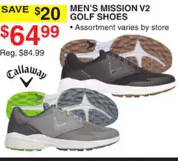 Dunham's Sports CALLAWAY MEN'S MISSION V2 GOLF SHOES offer