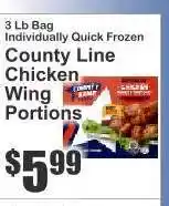 Key Food County Line Chicken Wing Portions offer