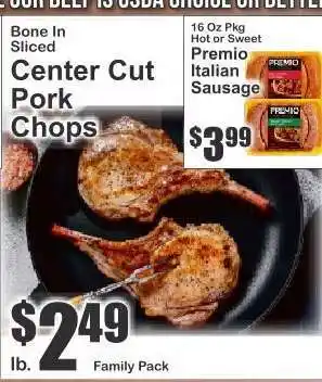 Key Food Bone In Sliced Center Cut Pork Chops offer