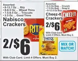 Key Food Nabisco Crackers offer