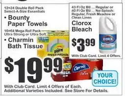 Key Food Clorox Bleach offer