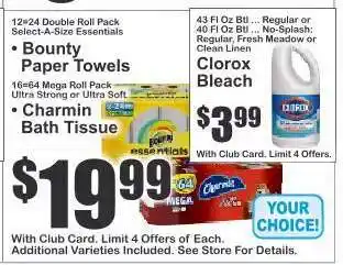 Key Food Clorox Bleach offer