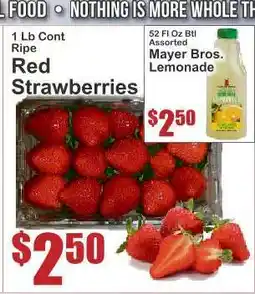 Key Food Red Strawberries offer