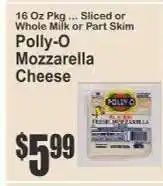 Key Food Polly-O Mozzarella Cheese offer