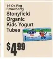 Key Food Stonyfield Organic Kids Yogurt Tubes offer