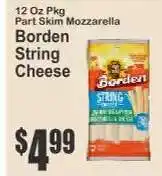 Key Food Borden String Cheese offer