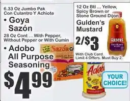 Key Food Adobo All Purpose Seasoning offer