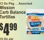 Key Food Mission Carb Balance Tortillas offer