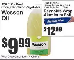 Key Food Wesson Oil offer