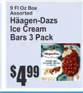 Key Food Häagen-Dazs Ice Cream Bars - 3 Pack offer