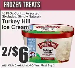Key Food Turkey Hill Ice Cream offer