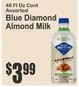 Key Food Blue Diamond almond milk offer