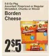 Key Food Borden Cheese offer
