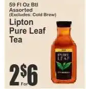 Key Food Lipton Pure Leaf Tea offer