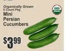 Key Food Mini Persian Cucumbers offer