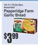 Key Food Pepperidge Farm Garlic Bread offer