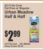 Key Food Urban Meadow Half & Half offer