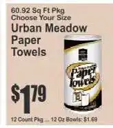 Key Food Urban Meadow Paper Towels offer