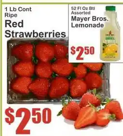 Key Food Red Strawberries offer