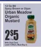 Key Food Urban Meadow Organic Mustard offer