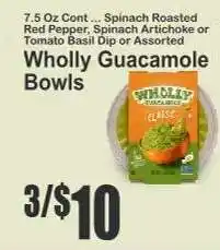 Key Food Wholly Guacamole Bowls offer