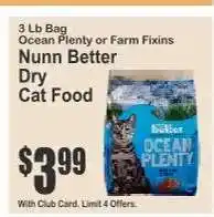 Key Food Nunn Better Dry Cat Food offer