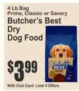 Key Food Butcher’s Best Dry Dog Food offer