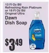 Key Food Dawn Dish Soap offer