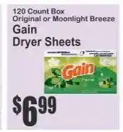 Key Food GAIN DRYER SHEETS offer