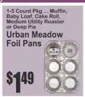 Key Food Urban Meadow Foil Pans offer