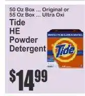 Key Food Tide HE Powder Detergent offer