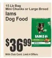 Key Food Iams Dog Food offer