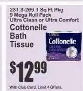Key Food Cottonelle Bath Tissue offer