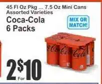 Key Food Coca-Cola 6 Packs offer