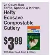 Key Food Hefty Ecosave Compostable Cutlery offer
