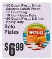 Key Food SOLO Plates offer