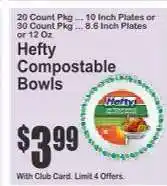 Key Food Hefty Compostable Bowls offer