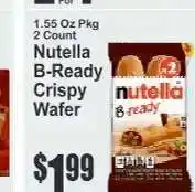 Key Food Nutella B-Ready Crispy Wafer offer