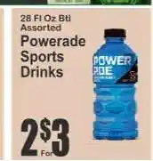 Key Food Powerade Sports Drinks offer