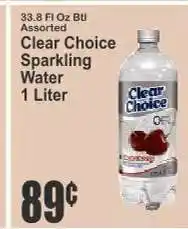 Key Food Clear Choice Sparkling Water offer