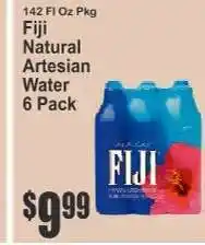 Key Food Fiji Natural Artesian Water 6 Pack offer
