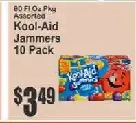 Key Food Kool-Aid Jammers 10 Pack offer