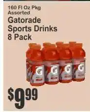 Key Food Gatorade Sports Drinks 8-Pack offer
