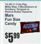 Key Food Mars Fun Size Candy offer