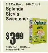 Key Food Splenda Stevia Sweetener offer